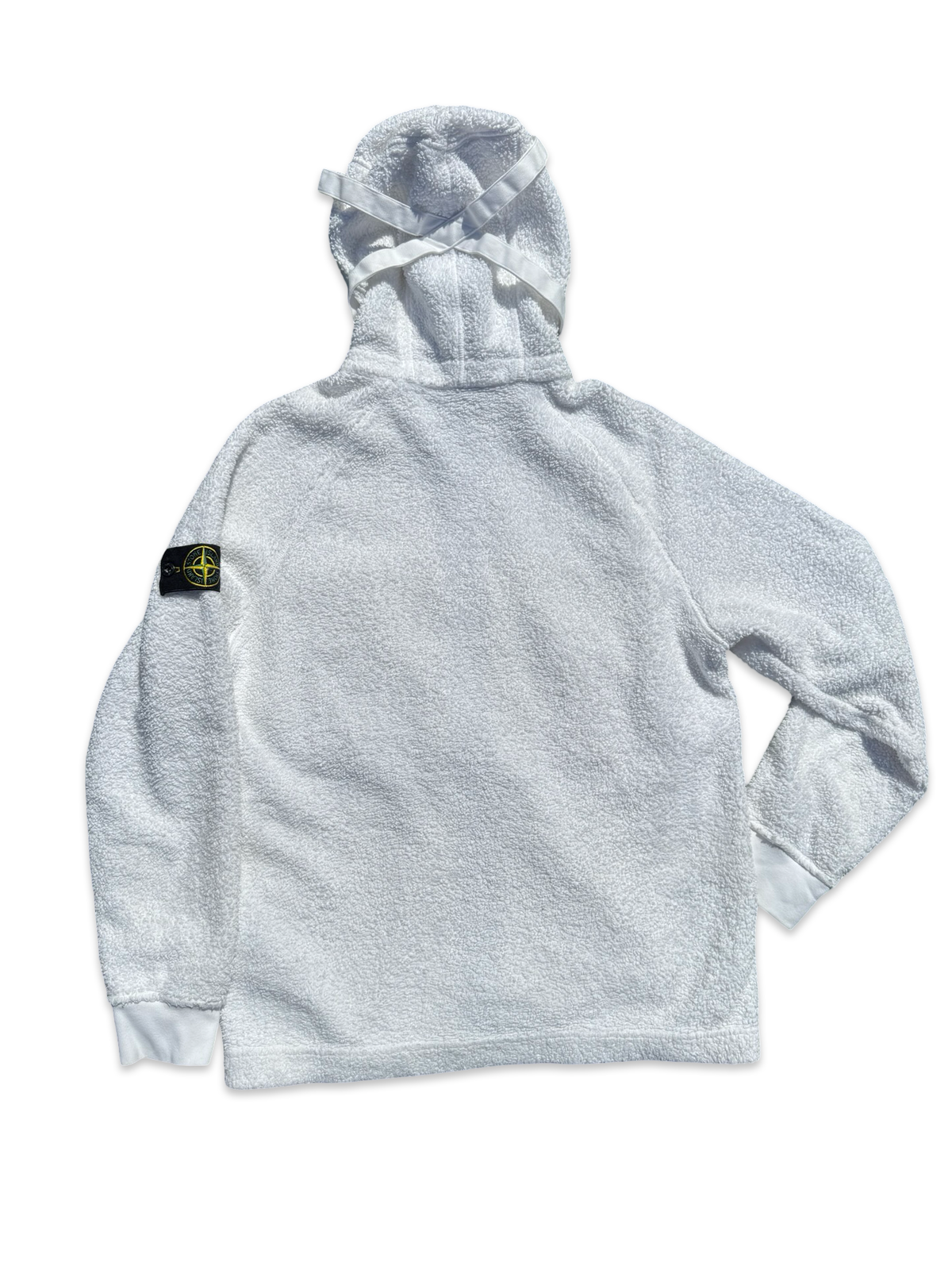 Stone Island Double Pocket Teddy Fleece Zip Up