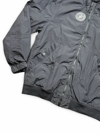Stone Island Black Garment Dyed Crinkle Reps NY