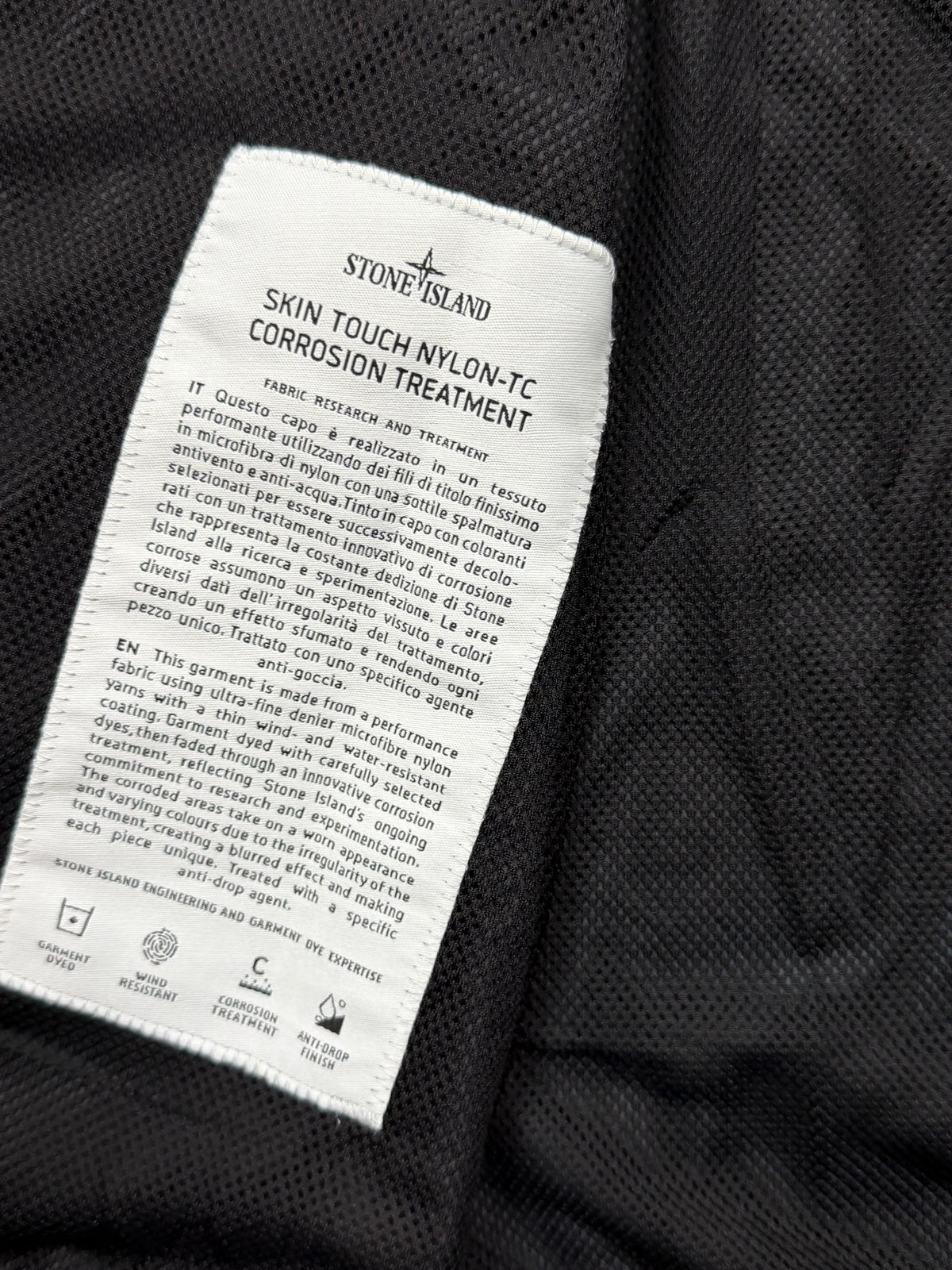 Stone Island Skin Touch Nylon-TC Corrosion Treatment