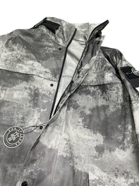 Stone Island Dissolving Grid Camo Mesh On Reflective Econyl Regenerated Nylon