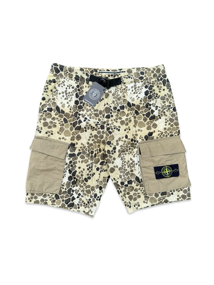 Stone Island Alligator Camo Shorts