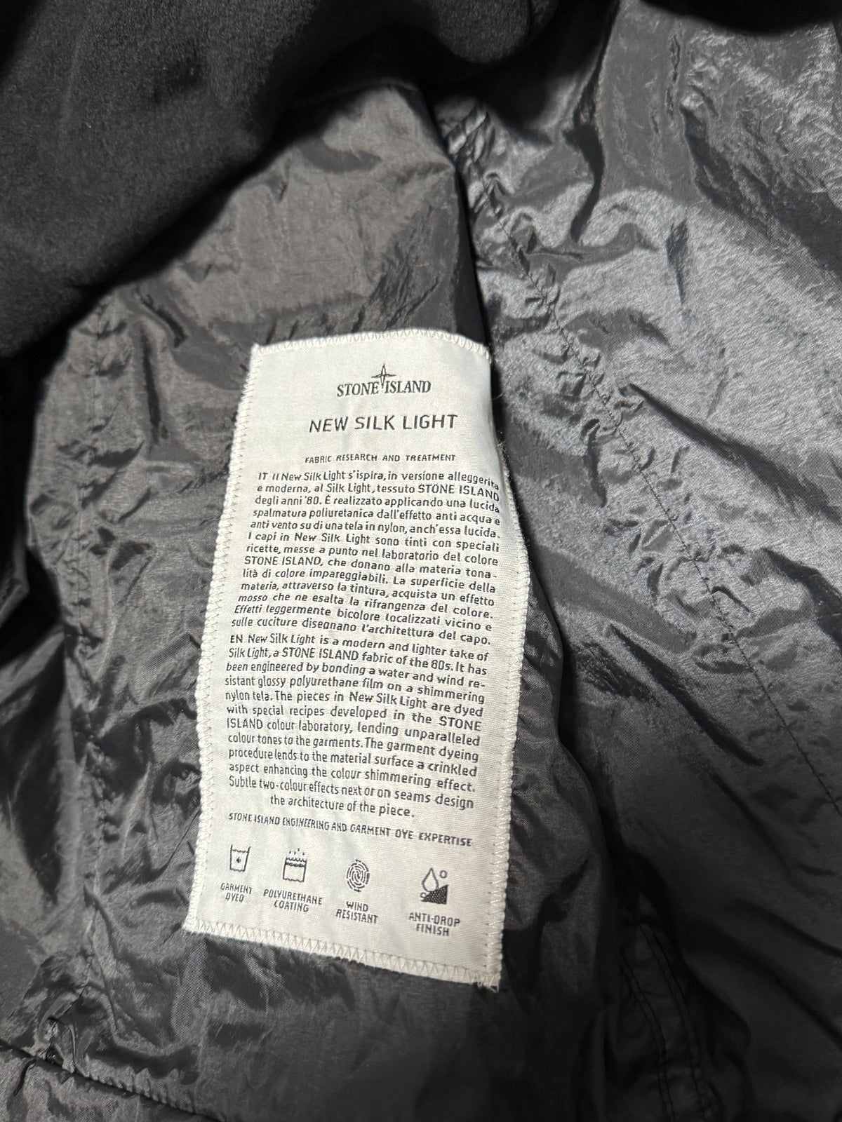 Stone Island x Supreme New Silk Light