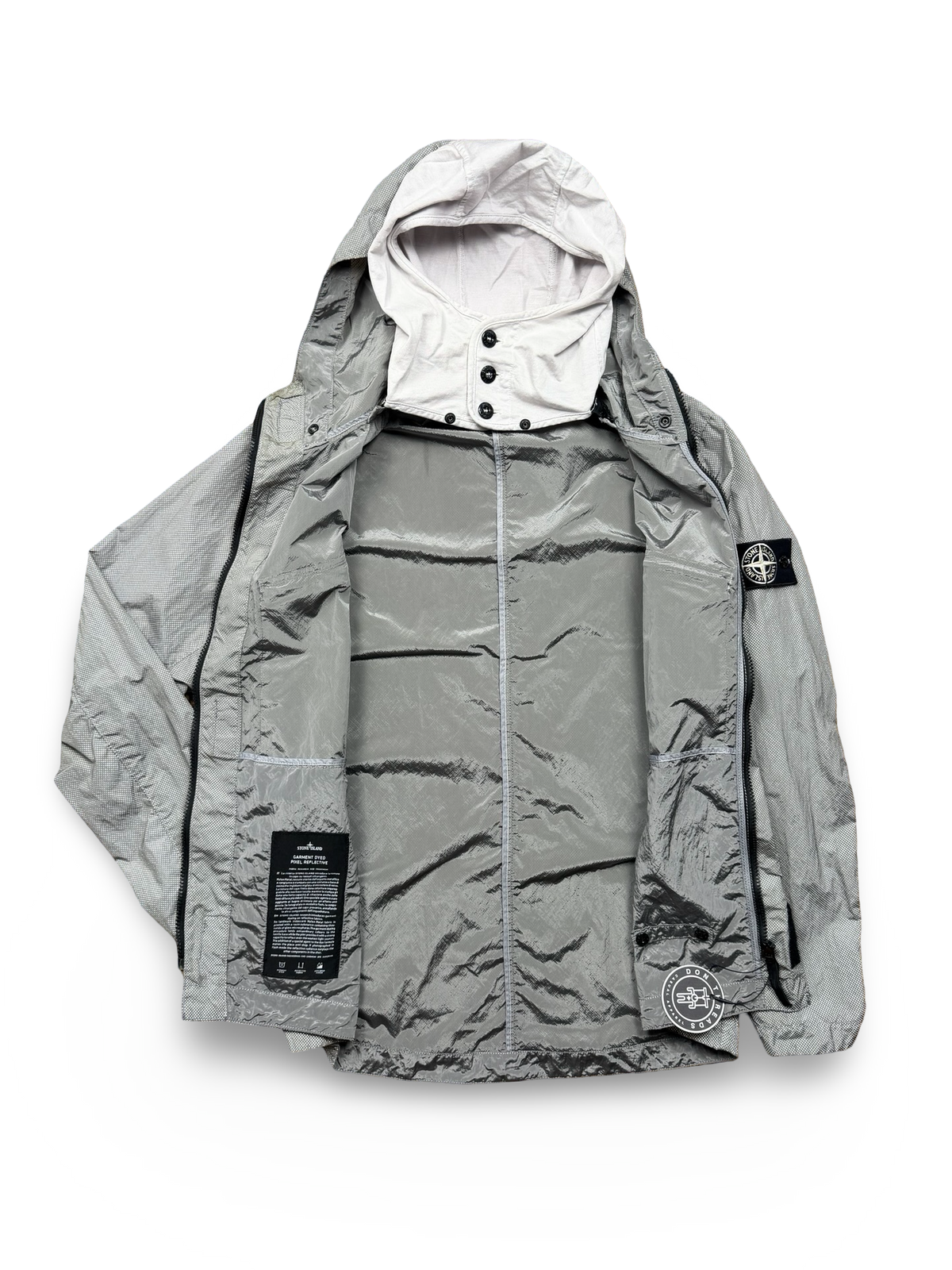 Stone Island Garment Dyed Pixel Reflective