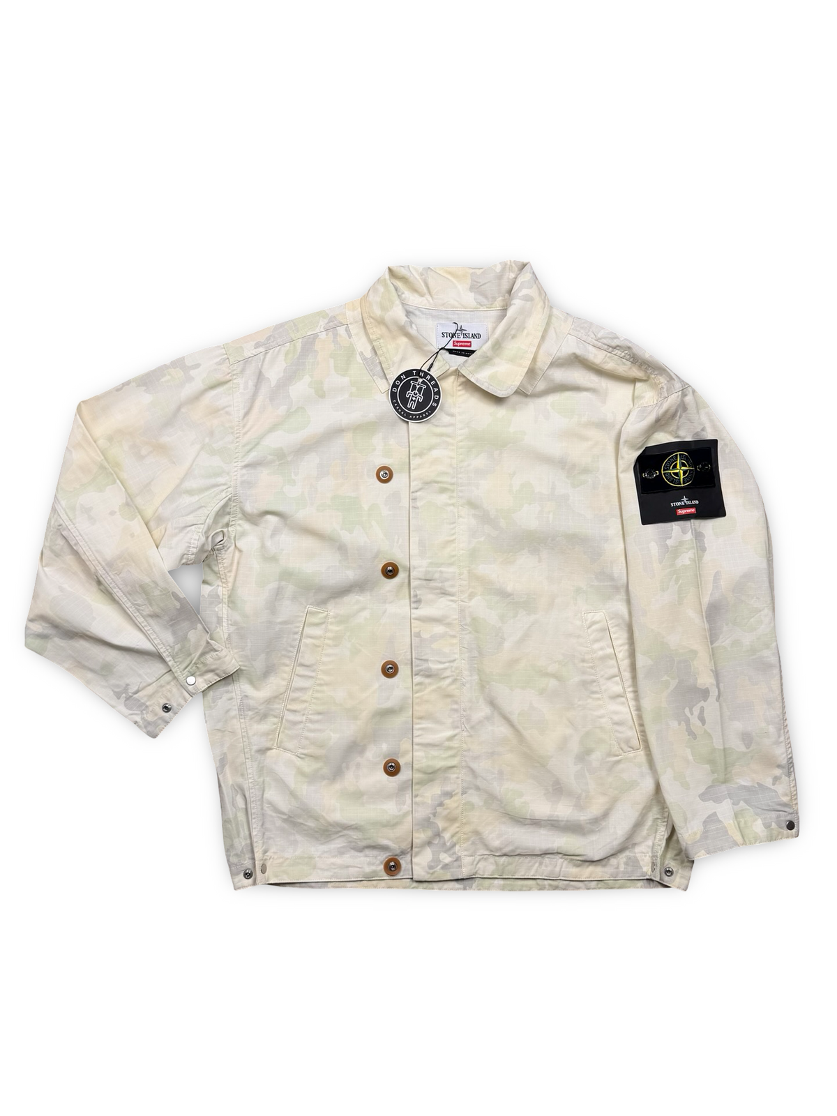 Stone Island x Supreme Cotton Ripstop Ice Jacket Camouflage