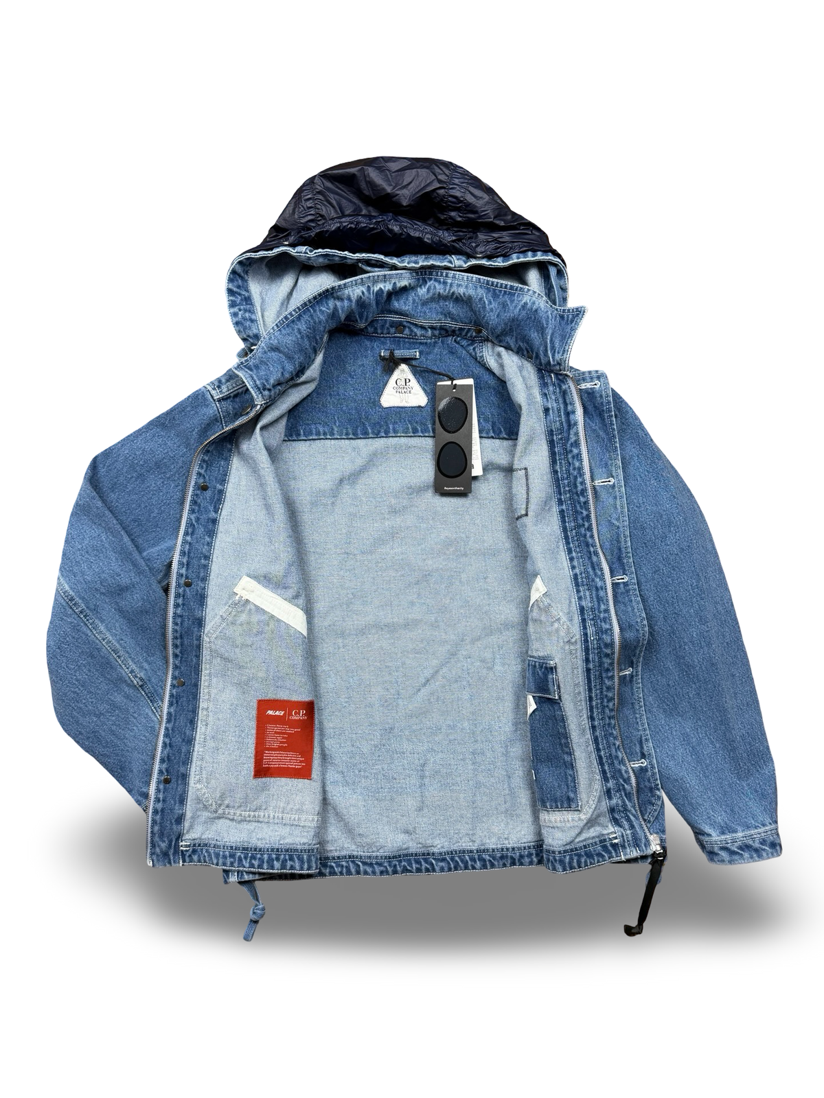 CP Company x Palace Denim 14 3/4Oz 3 in 1 Goggle Jacket