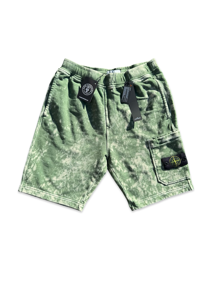 Stone Island OVD Acid Wash Fleece Shorts