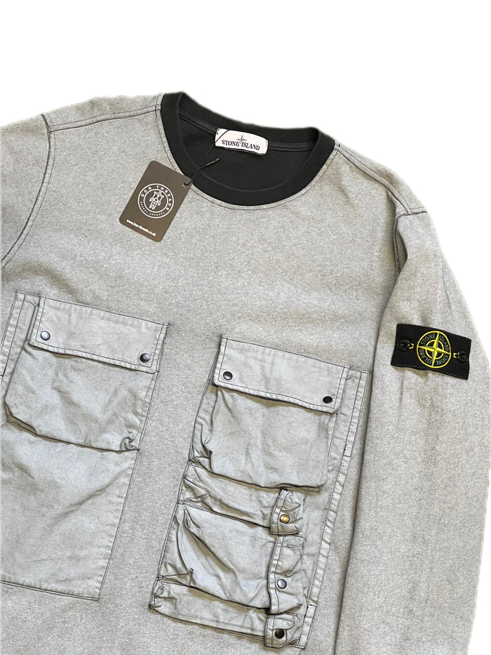 Stone Island Tela Placcata Crewneck