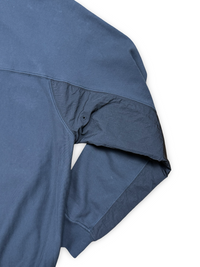 Stone Island Black Nylon Panel Crewneck