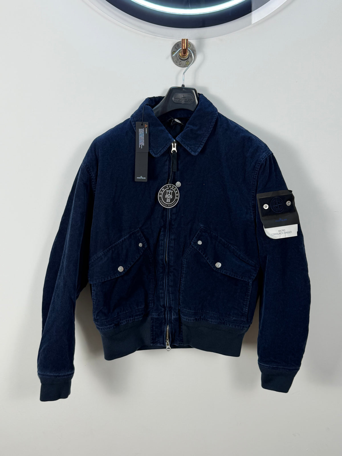 Stone Island Micro Corduroy-Rinsed Bomber