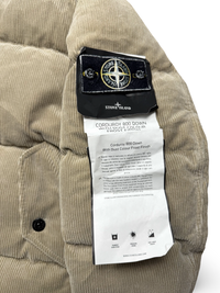 Stone Island Corduroy 800 Down With Dust Colour Frost Finish