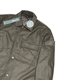 Stone Island Ghost Project Wool Nylon Flannel Jacket