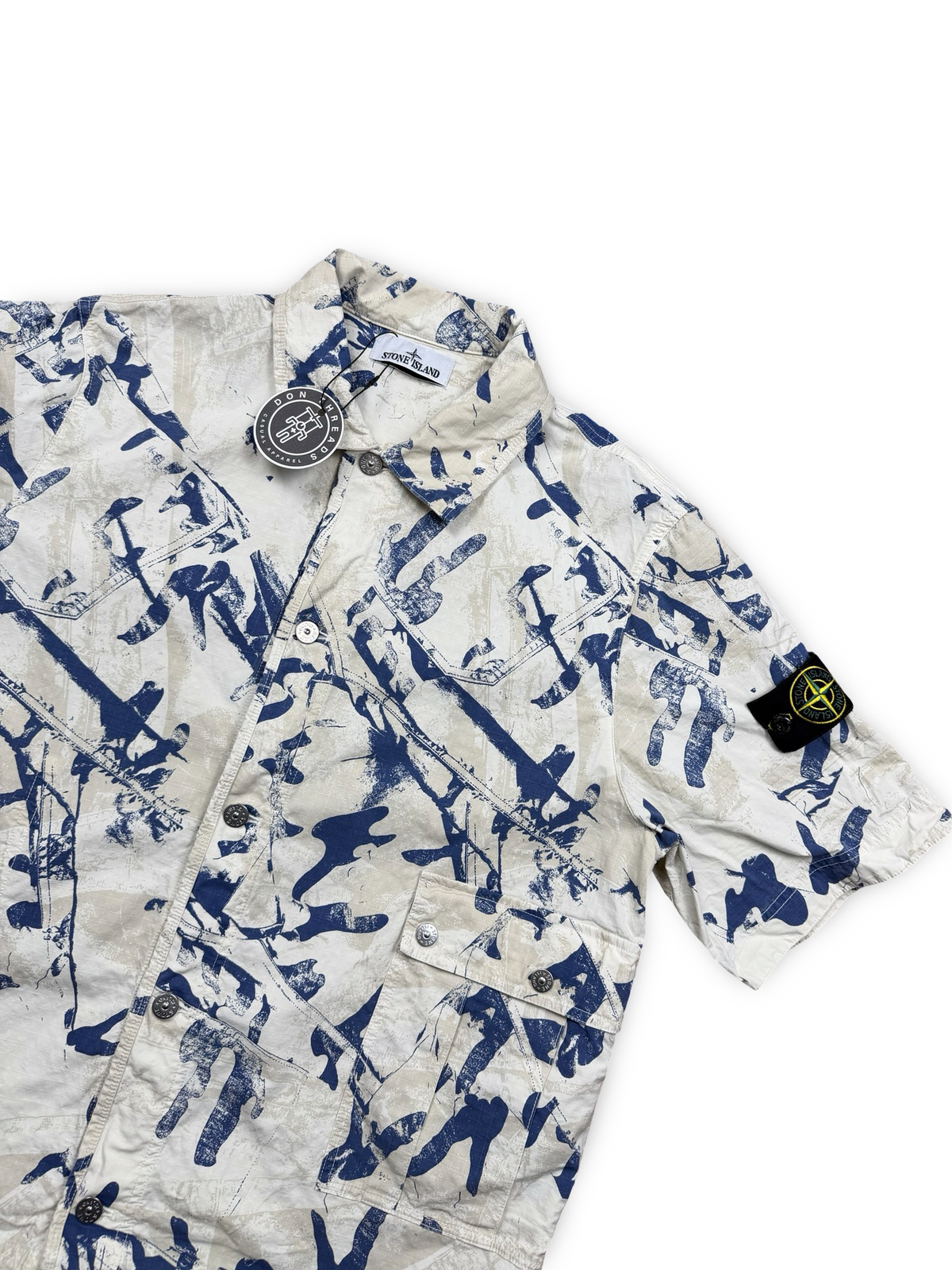 Stone Island Scan Camo On Stretch Ripstop OVD