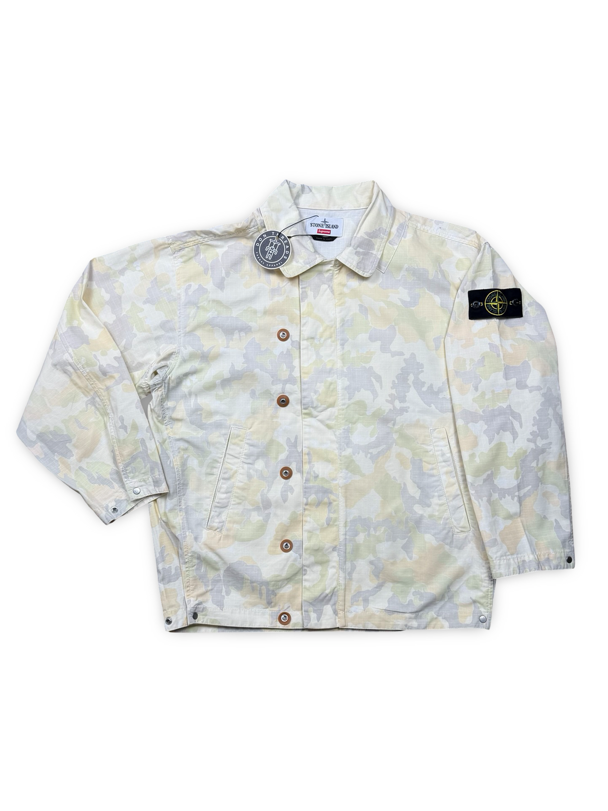 Stone Island x Supreme Cotton Ripstop Ice Jacket Camouflage