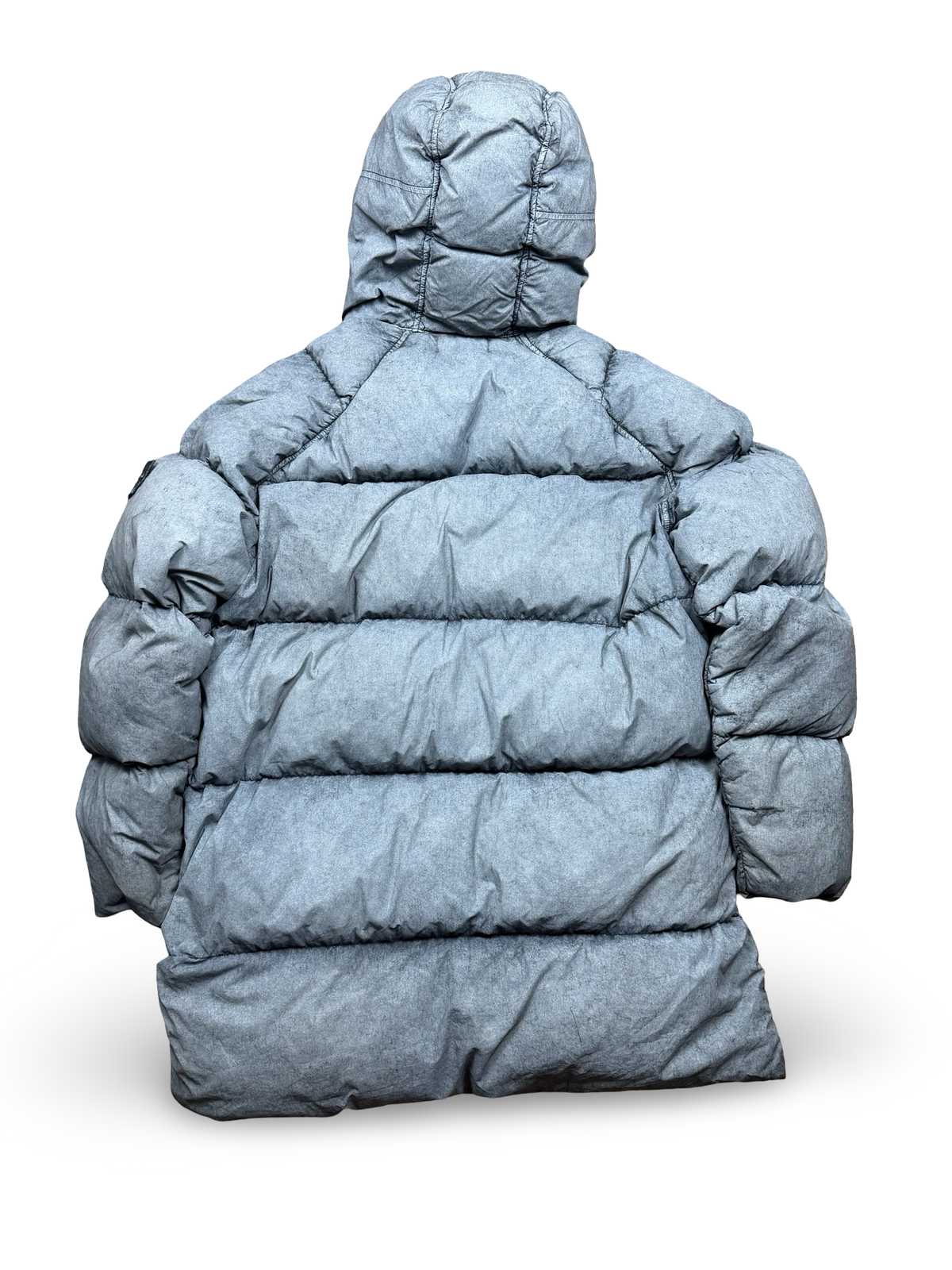 Stone Island Tela Nylon Down With Dust Colour Frost Finish With Hood Liner