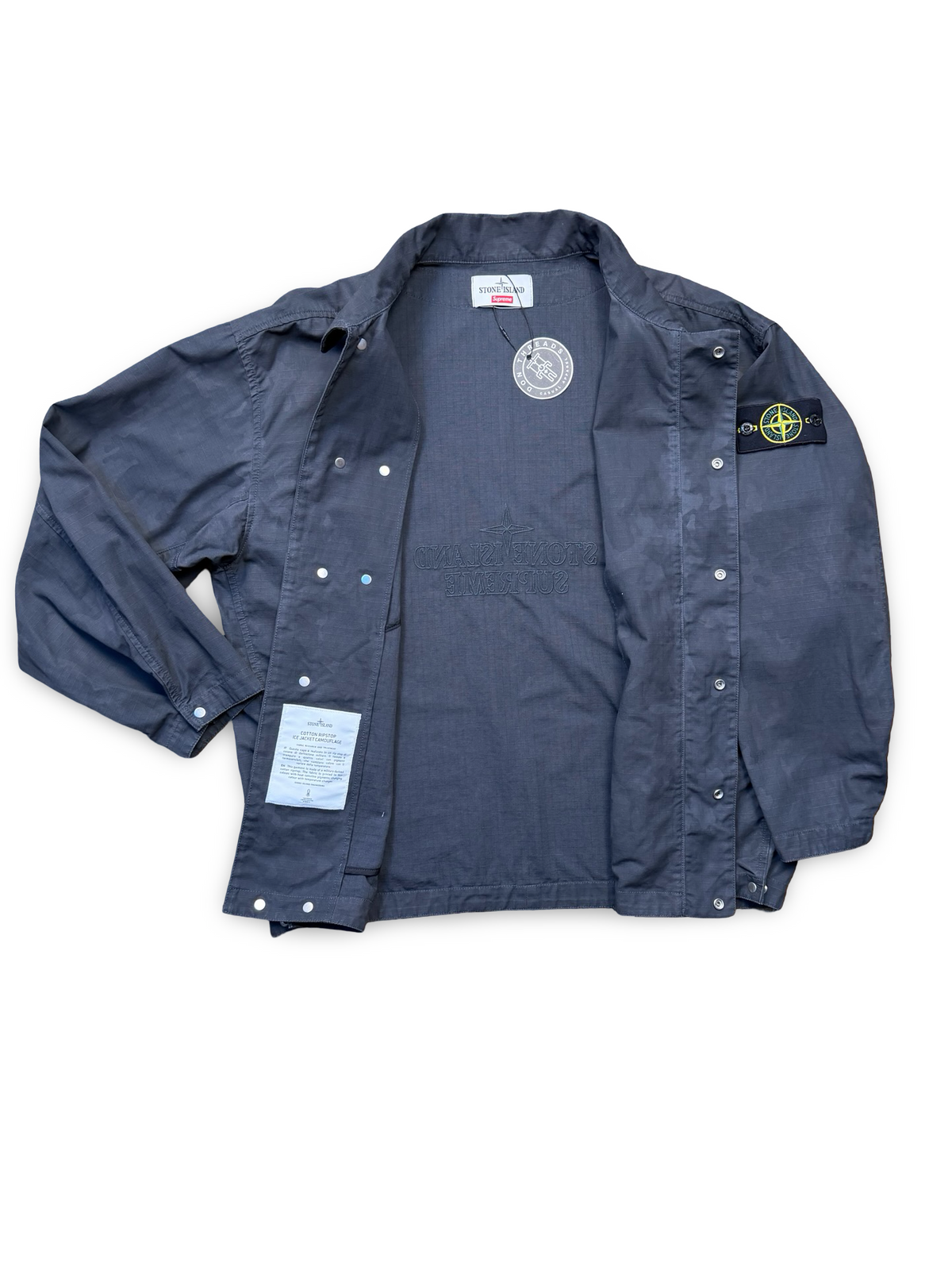 Stone Island x Supreme Cotton Ripstop Ice Jacket Camouflage
