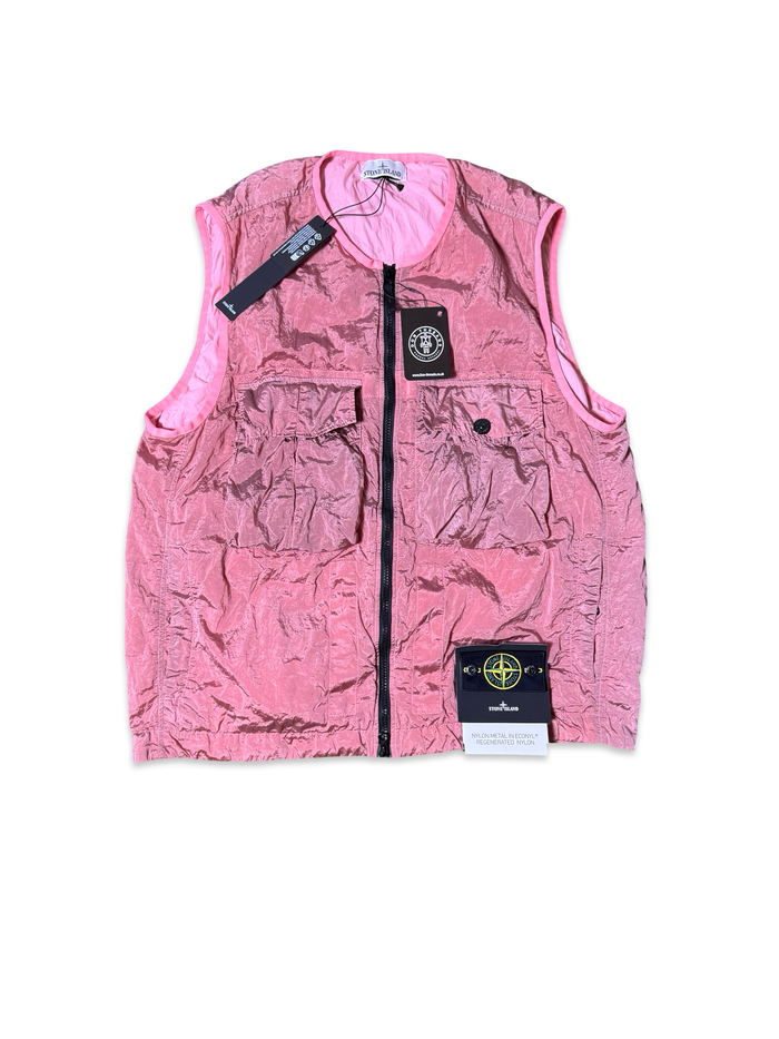 Stone Island Nylon Metal In Econyl Regenerated Nylon Vest