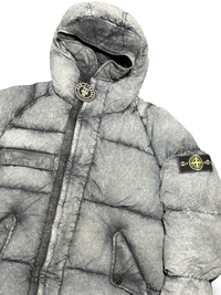 Stone Island Tela Nylon Down With Dust Colour Frost Finish No Hood Liner