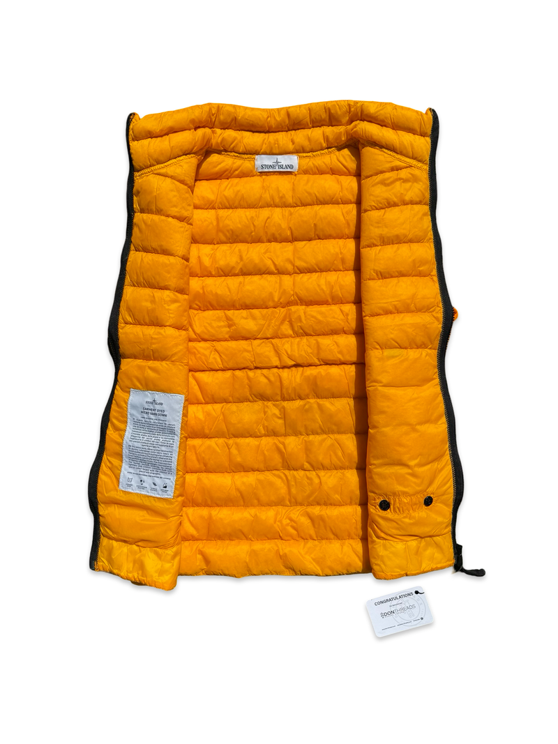 Stone Island Garment Dyed Micro Yarn Down Gilet