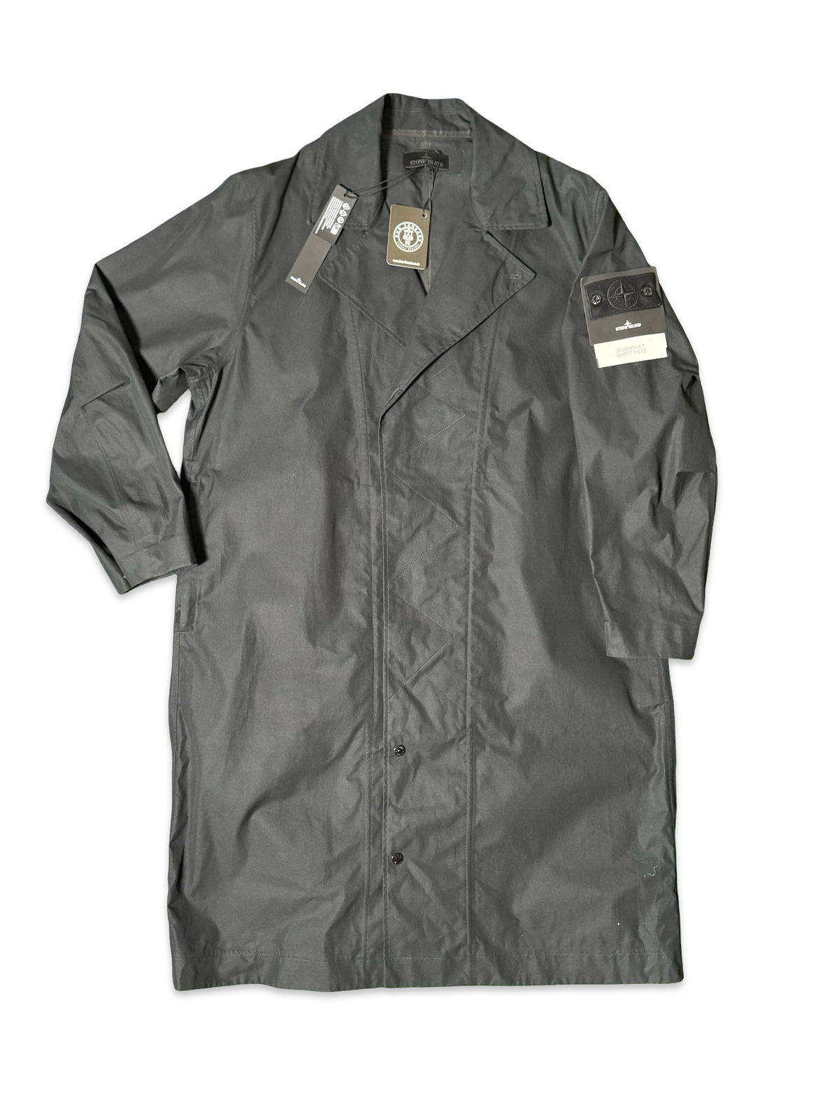 Stone Island O-Ventile Ghost Piece Trench Coat