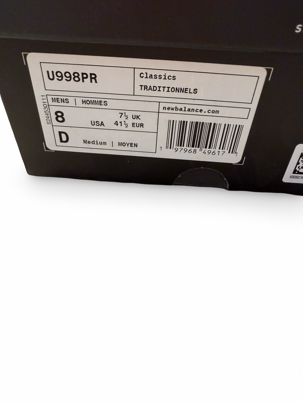 Stone Island | New Balance 998 Made In The USA Raso Gommato Trainers