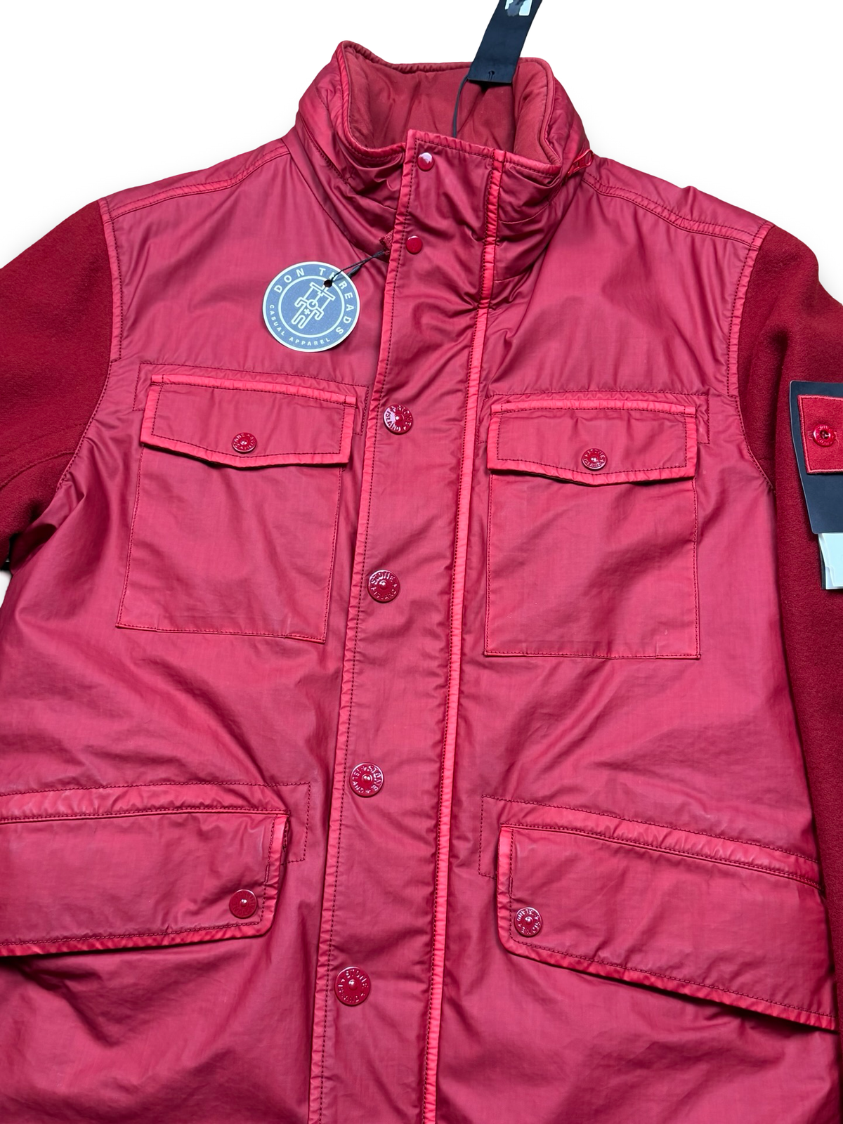 Stone Island Panno Tinto Capo Piu Mussola Gommata MGP_Ghost Piece