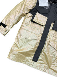 Stone Island Iridescent Coating Tela With Reflex Mat