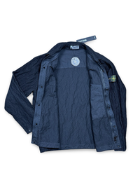 Stone Island Black Wrinkled Corduroy 500-TC Overshirt