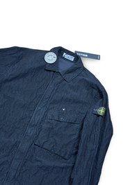 Stone Island Black Wrinkled Corduroy 500-TC Overshirt