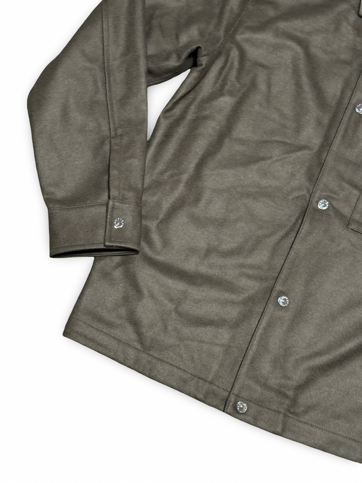 Stone Island Ghost Project Wool Nylon Flannel Jacket