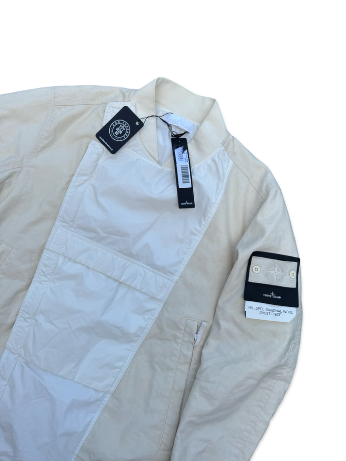 Stone Island Mil_Spec_Diagonal Wool Ghost Piece