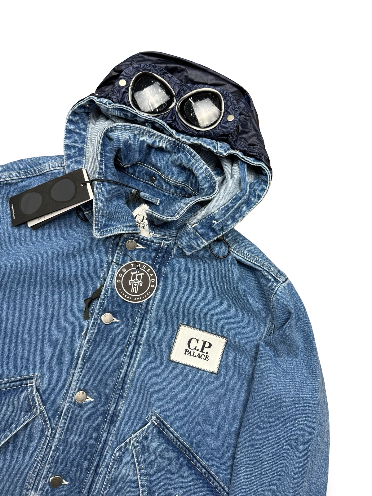 CP Company x Palace Denim 14 3/4Oz 3 in 1 Goggle Jacket