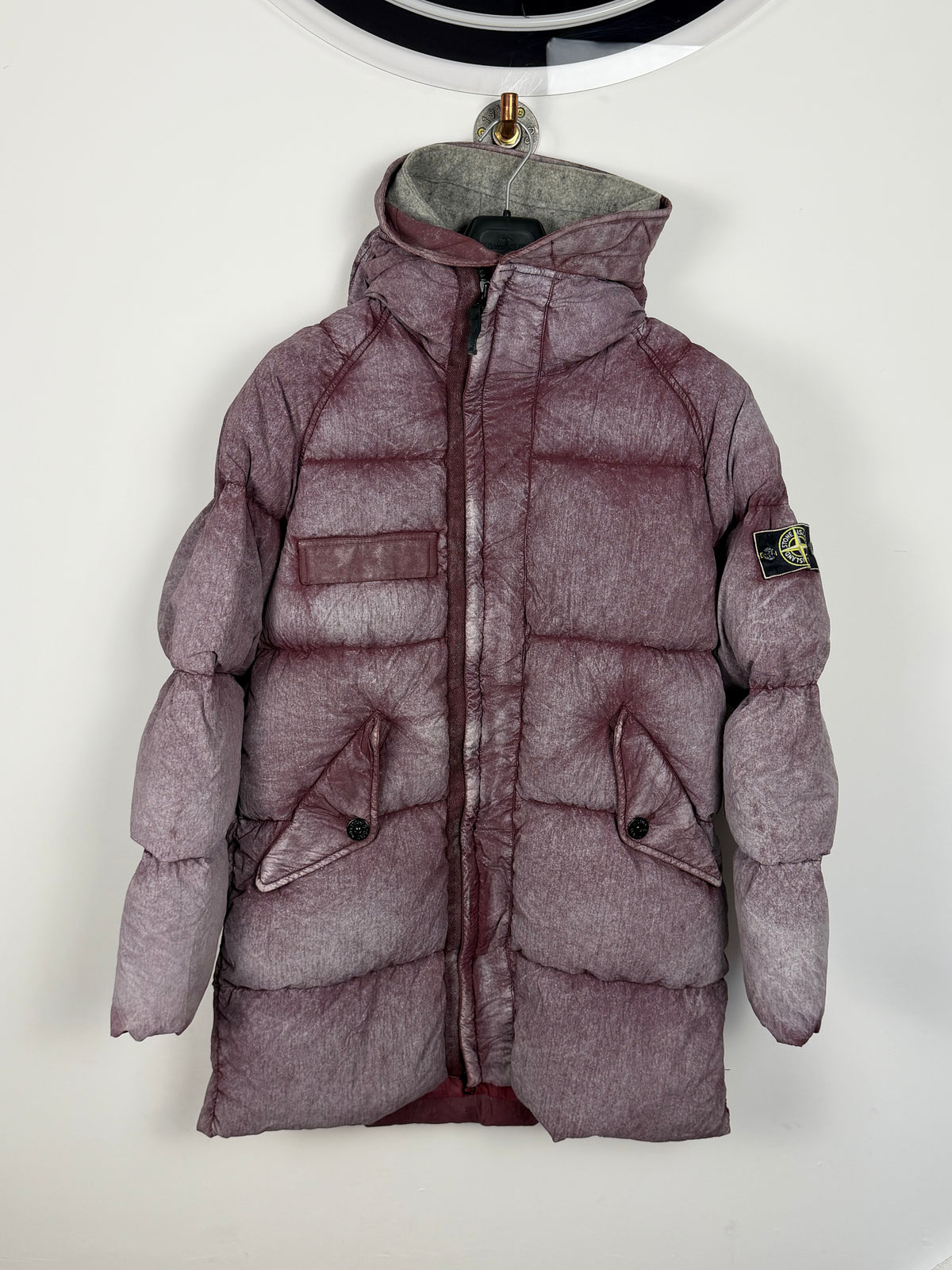 Stone Island Tela Nylon Down With Dust Colour Frost Finish