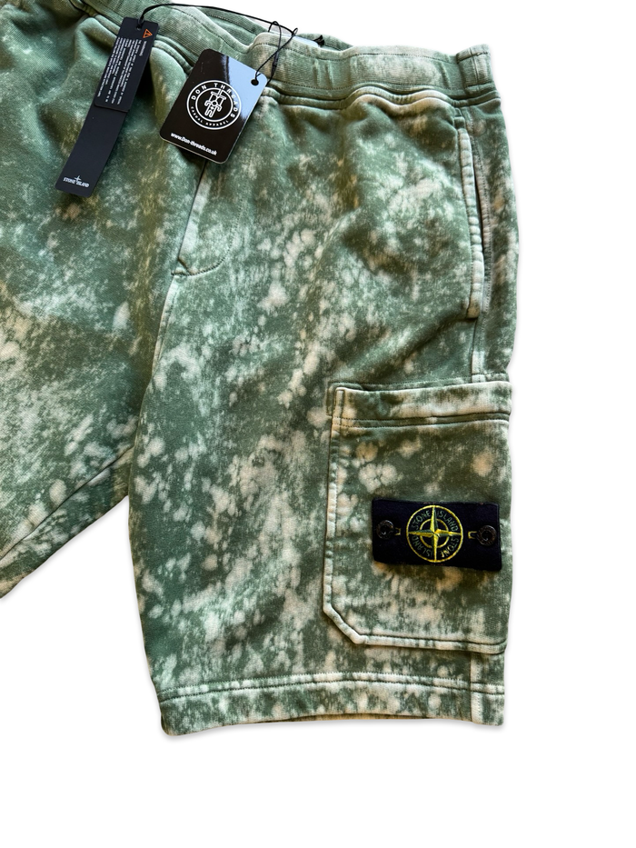 Stone Island OVD Acid Wash Fleece Shorts