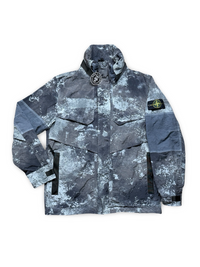 Stone Island Dissolving Grid Camo On Econyl Regenerated Nylon