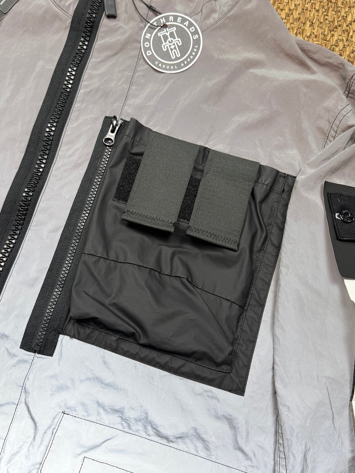Stone Island Garment Dyed Plated Reflective With Mussola Gomata