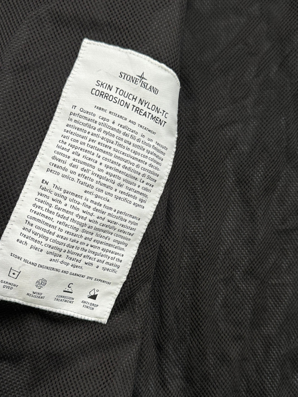 Stone Island Skin Touch Nylon-TC Corrosion Treatment
