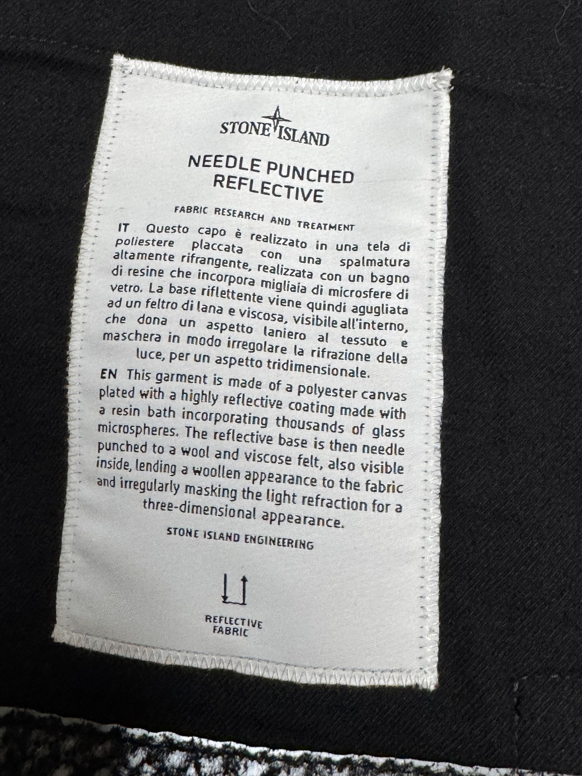 Stone Island Needle Punched Reflective Vest