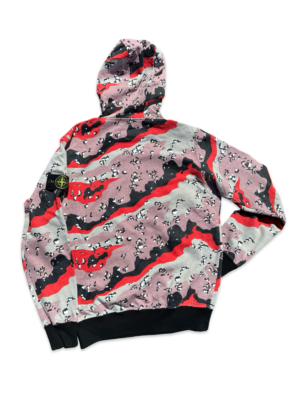 Stone Island Desert Camo Pullover Hoodie