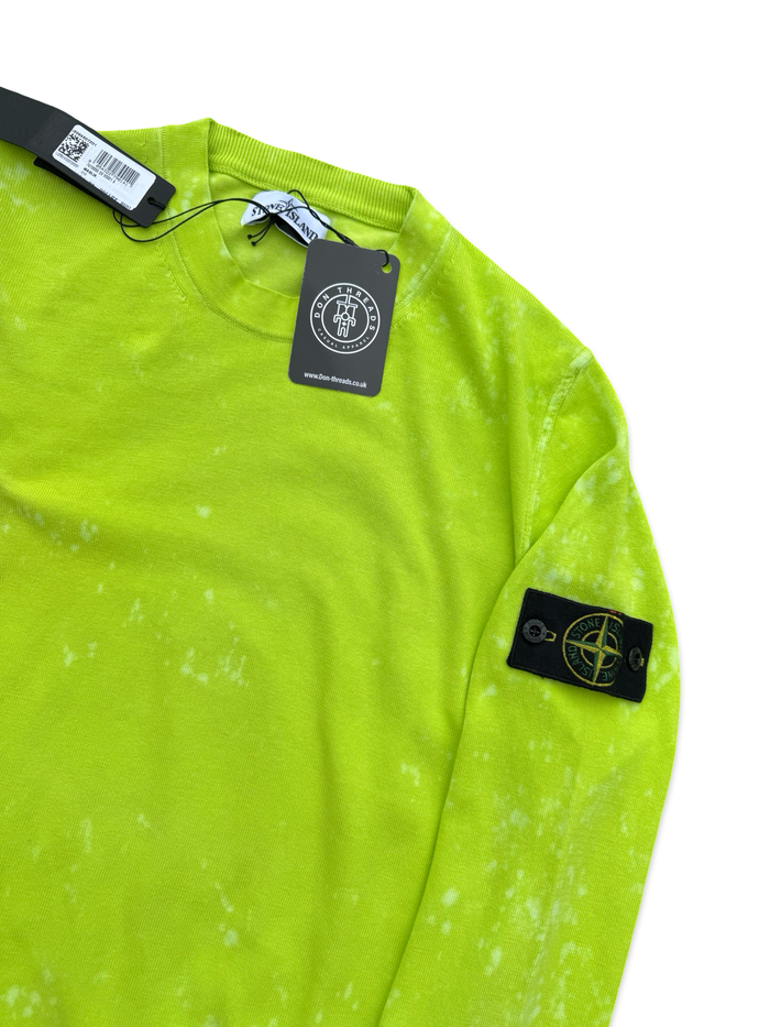 Stone Island Acid Wash OVD Knit Crewneck