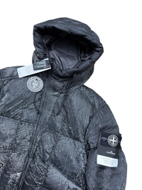 Stone Island Light Nylon Tela Hand Sprayed Reflective