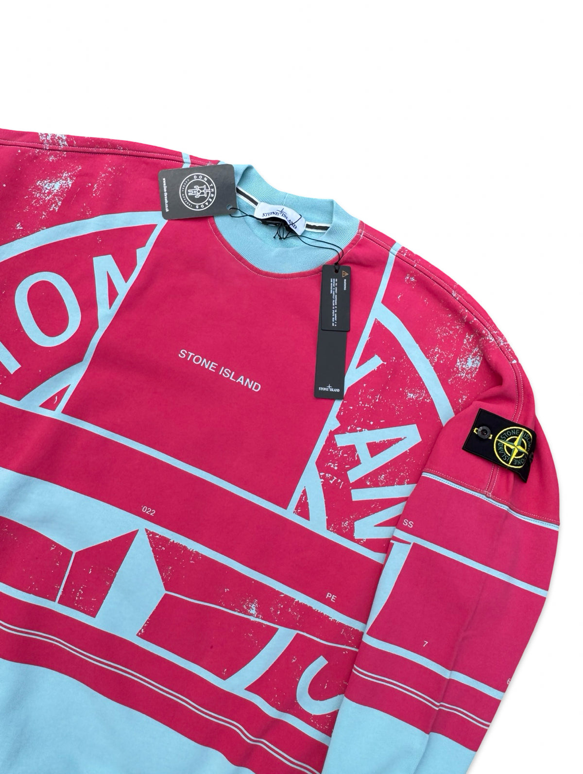 Stone Island Mosaic Print Crewneck