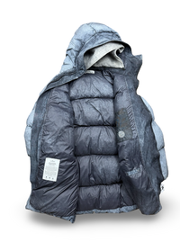 Stone Island Tela Nylon Down With Dust Colour Frost Finish With Hood Liner