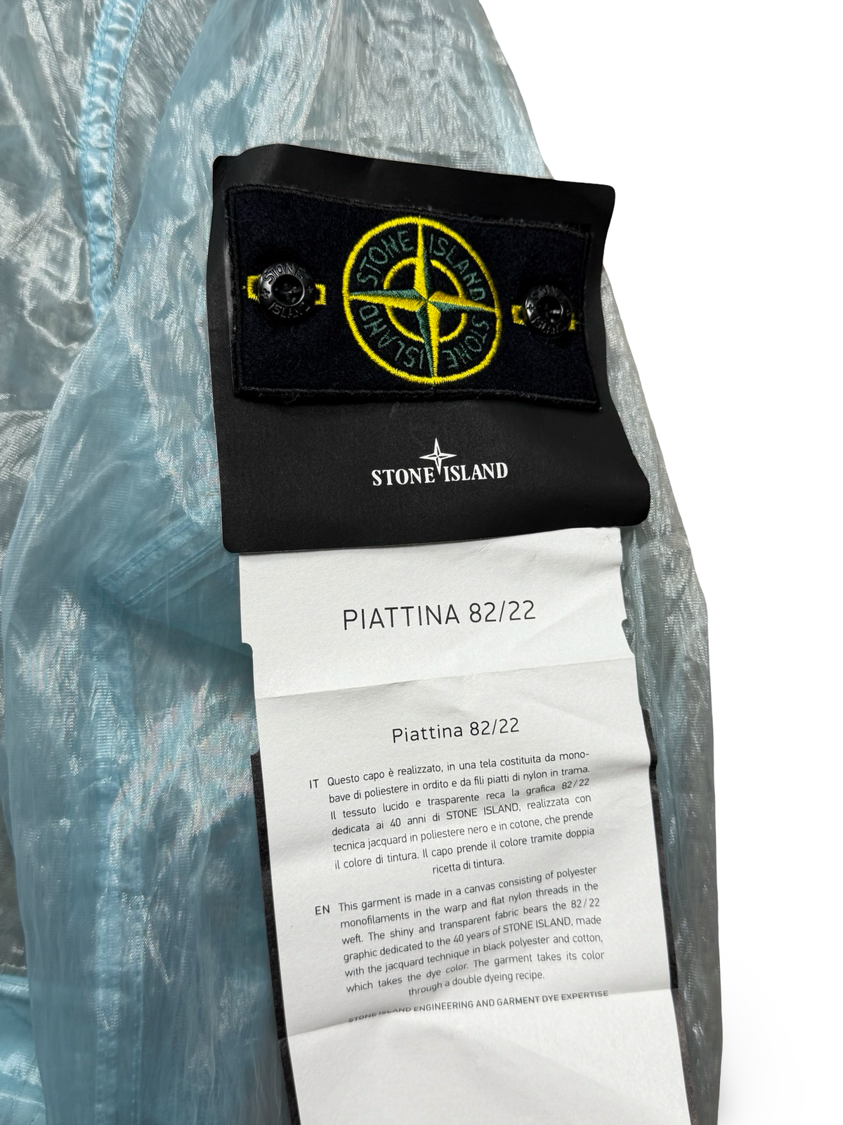 Stone Island Piattina 82/22 40th Anniversary Hooded Parka Jacket