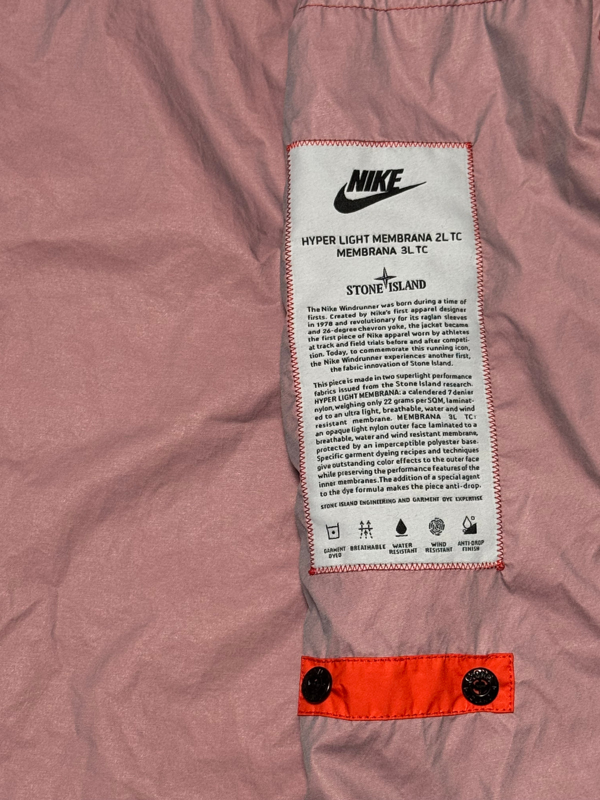 Stone Island x Nike Hyper Light Membrana 2L TC Membrana 3L TC