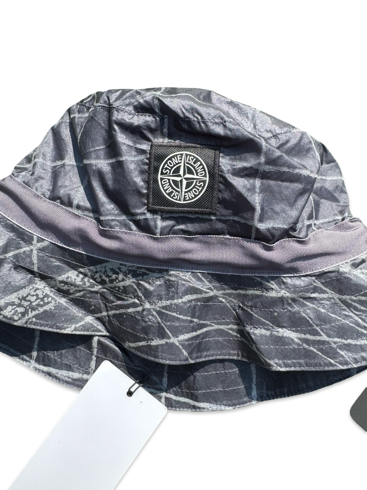 Stone Island Reflective Grid Bucket Hat
