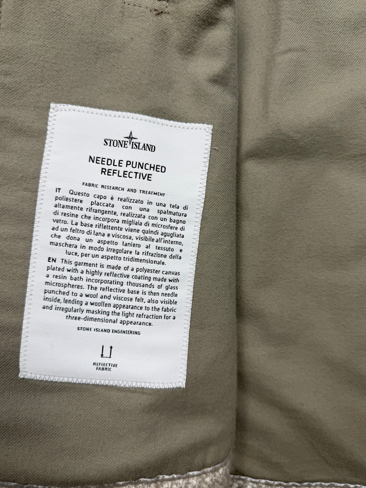 Stone Island Needle Punched Reflective