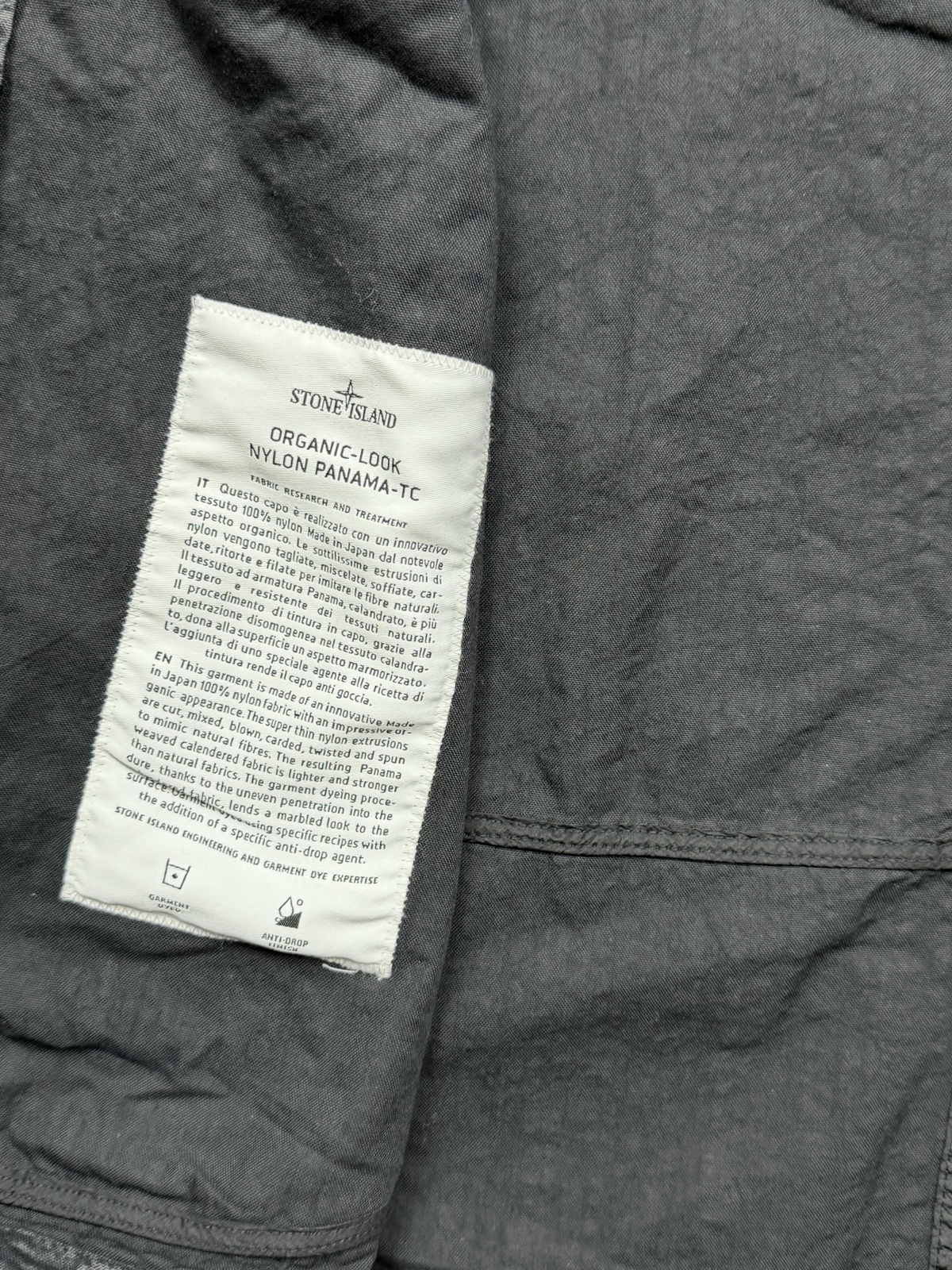 Stone Island Organic-Look Nylon Panama-TC