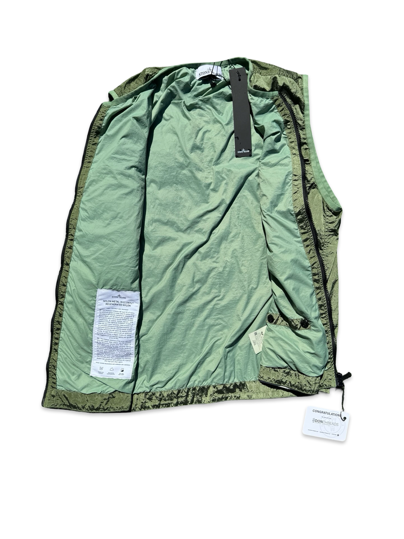Stone Island Nylon Metal In Econyl Regenerated Nylon Vest