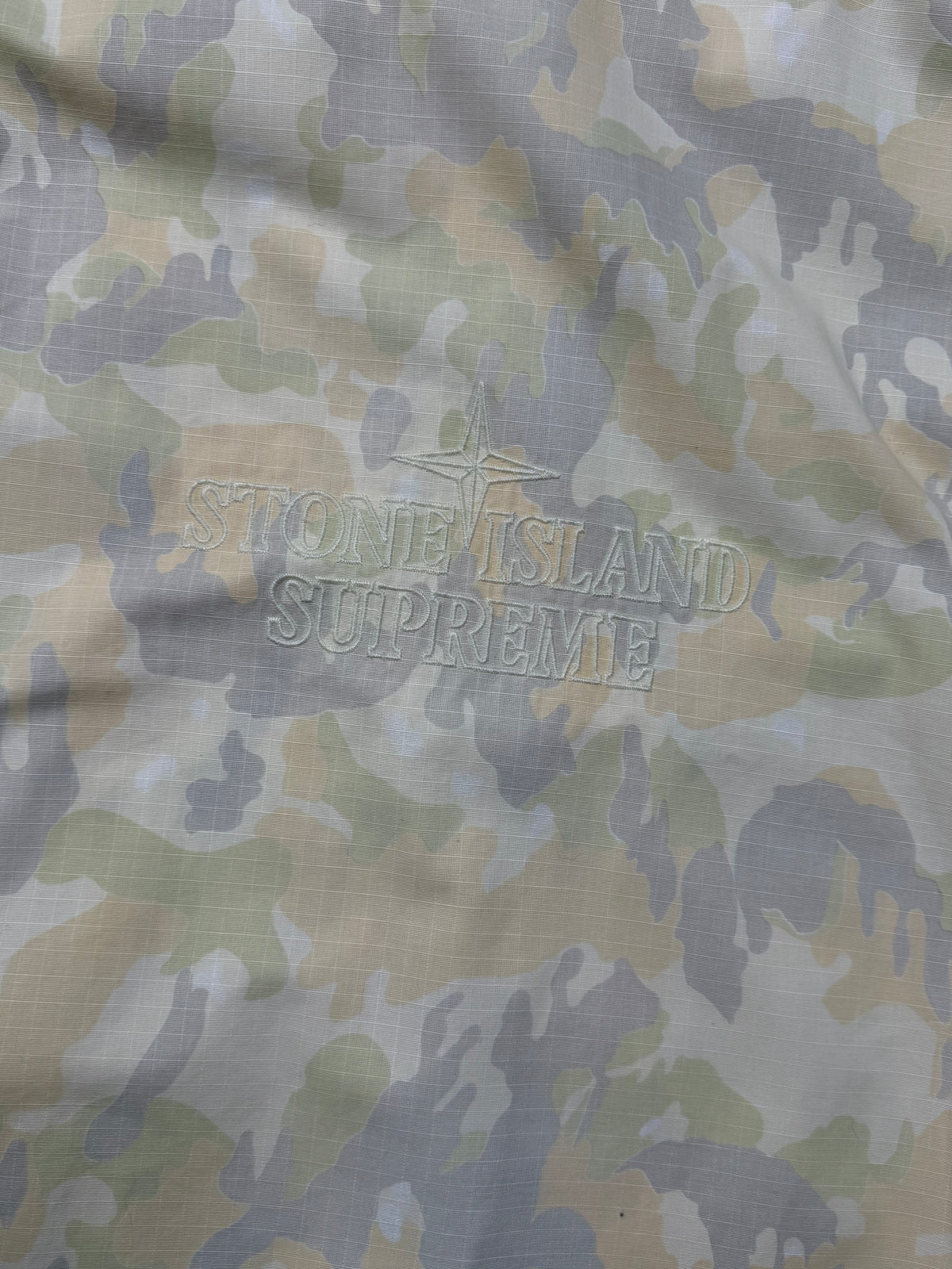Stone Island x Supreme Cotton Ripstop Ice Jacket Camouflage