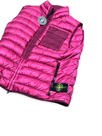 Stone Island Garment Dyed Micro Yarn Down Gilet